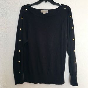 Michael Kors Button Sleeve Sweater
